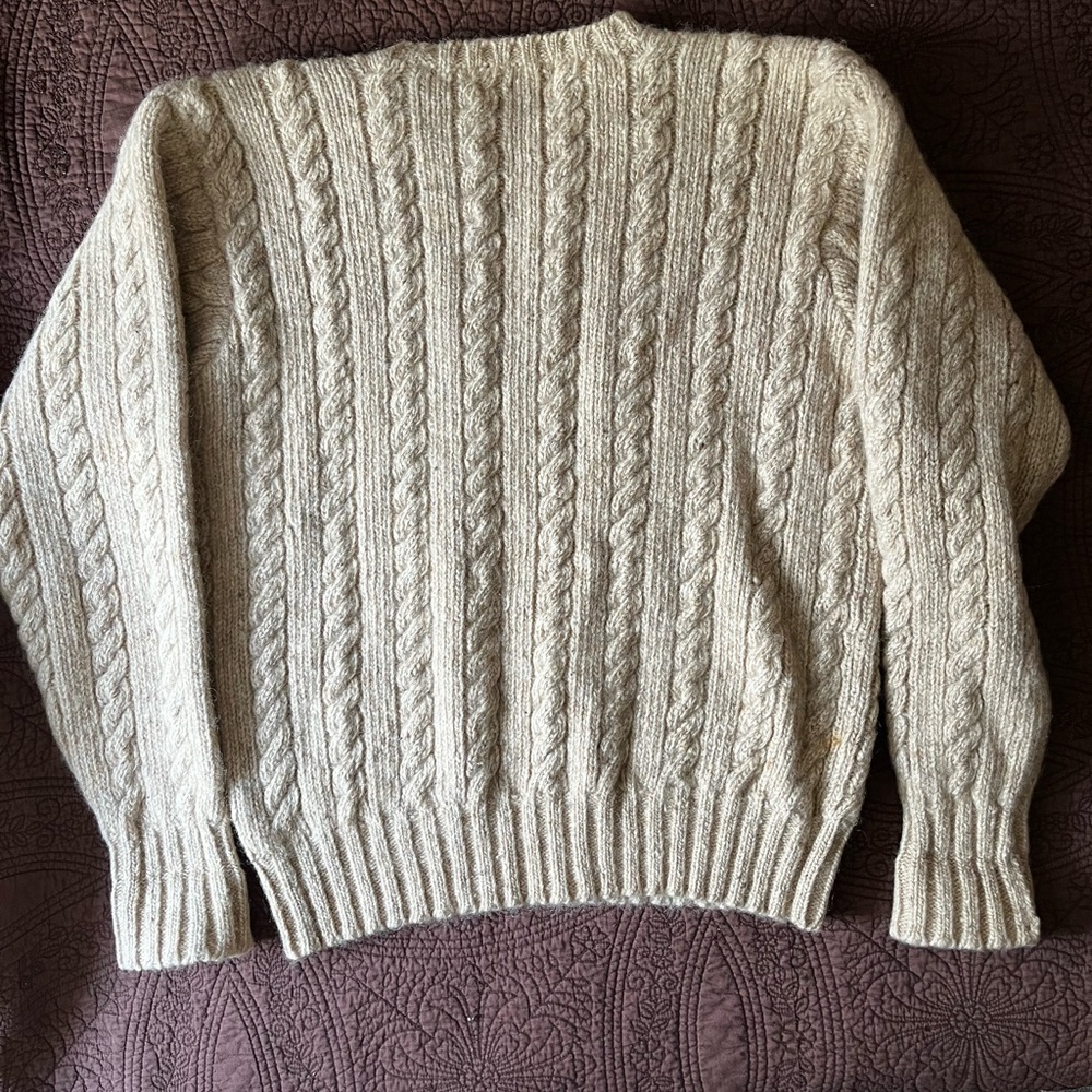 Vintage PRL Cable Knit Sweater - Picture 2 of 7